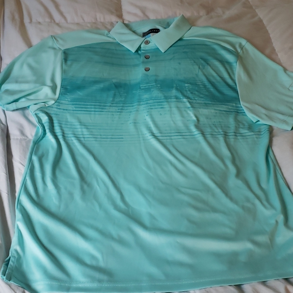 PGA Tour Pro Series teal polo large never worn